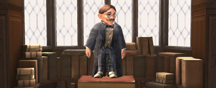 Les cours de sortilèges avec Filius Flitwick dans Harry Potter : Hogwarts Mystery