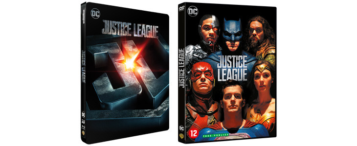 DVD et Blu-ray de Justice League