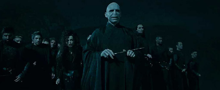 Voldemort et sa baguette