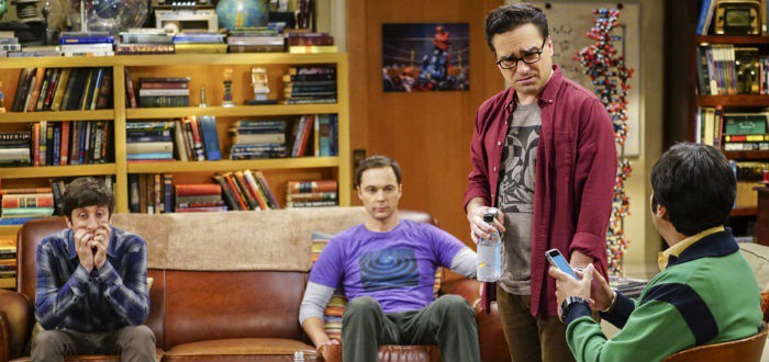 Howard, Sheldon, Leonard et Raj dans The Big Bang Theory