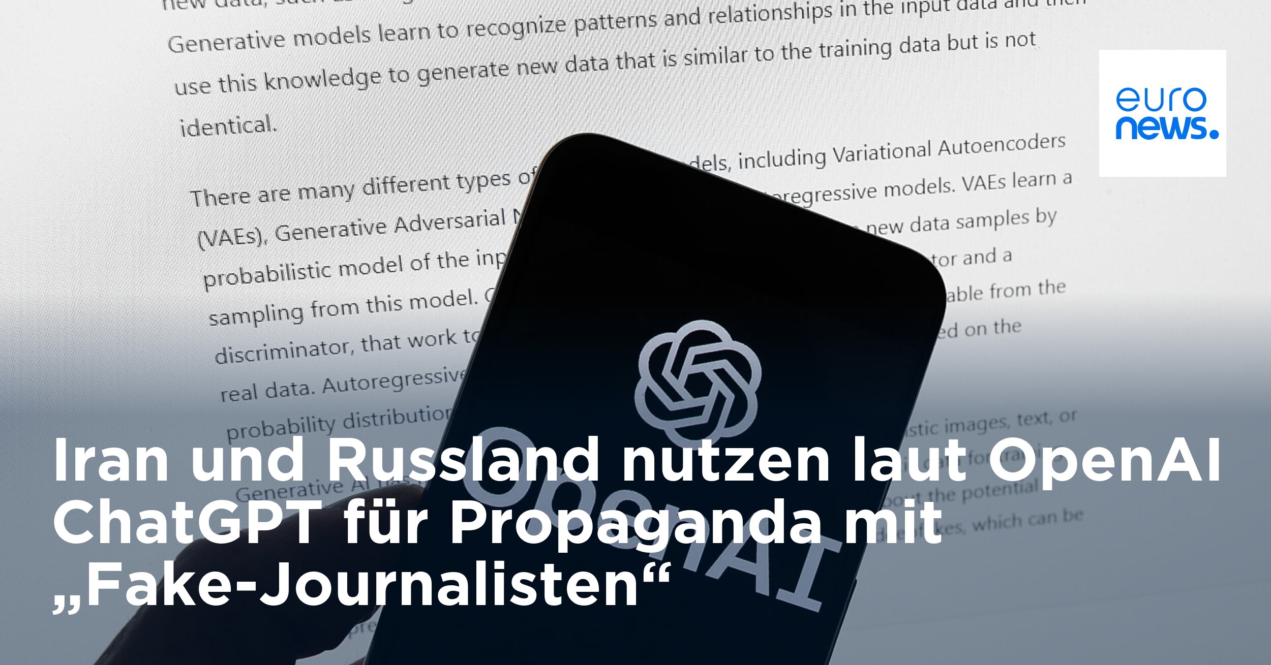 Iran and Russia are using ChatGPT for propaganda with