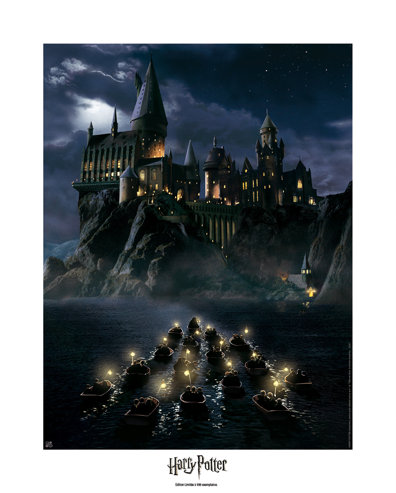 Ou Voir Harry Potter Retour A Poudlard Artprint Poudlard de nuit - Boutique Officielle Harry Potter
